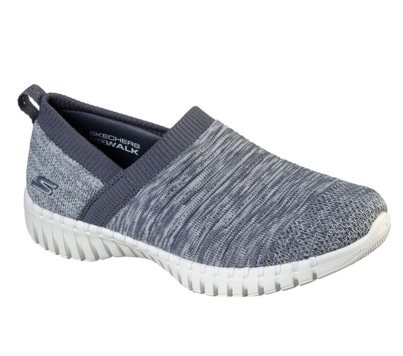 Skechers Gowalk Smart - Artistic - Womens Slip On Shoes Grey [AU-EZ3453]